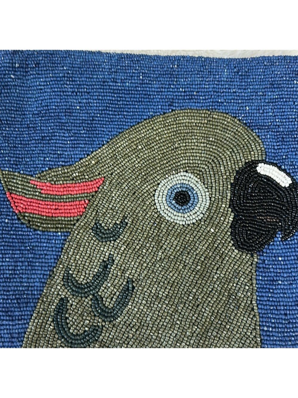 NWT Guadalupe Cacatua Beaded Clutch in Blue - Picture 4 of 8